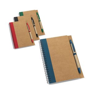 Kit caderno e caneta personalizado brinde