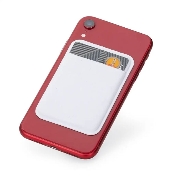Porta cartão personalizado em lycra para celular