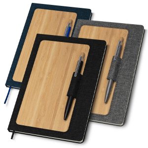 Caderneta em Bambu Personalizada 1