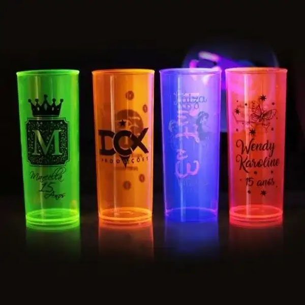 Copo neon long drink personalizado