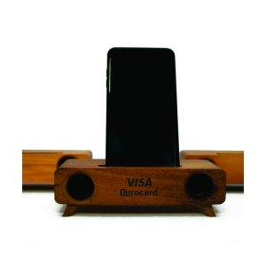 Amplificador de Som e Apoio para Celular