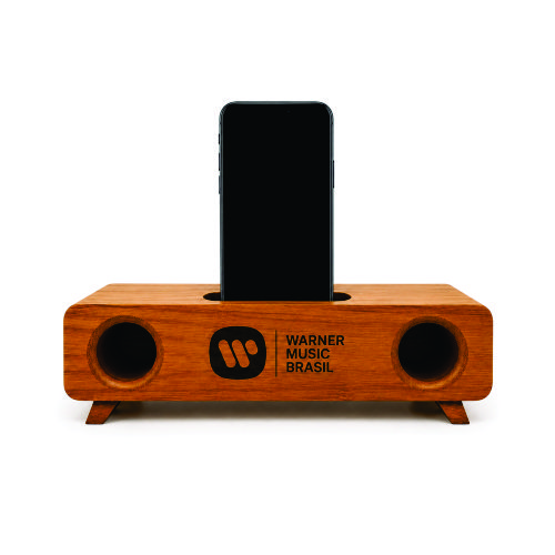 Amplificador de Som e Apoio para Celular