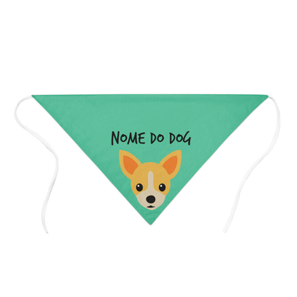 Bandana Personalizada com Nome do Pet