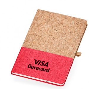 Caderneta A5 Cortiça Personalizada