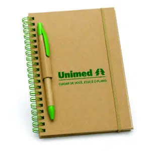Caderno B6 Reciclado com Pauta Personalizado