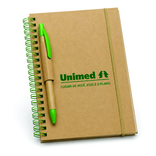Caderno B6 Reciclado com Pauta Personalizado
