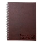 Caderno Couro Sintético Espiral Caderno