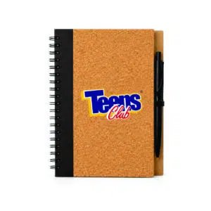 Caderno em Cortiça Personalizado