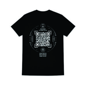 Camiseta Brindes QR Code