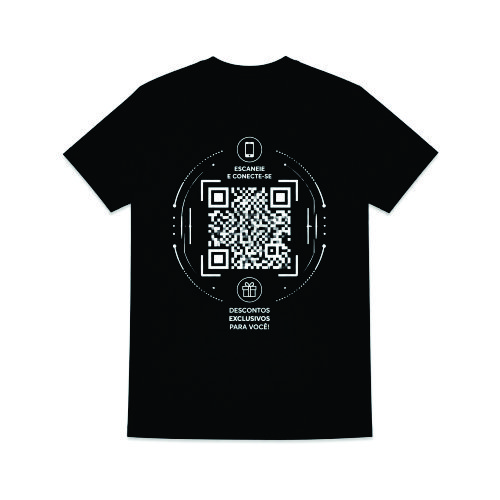 Camiseta Brindes QR Code