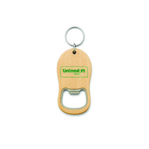 Chaveiro Abridor Madeira Personalizado