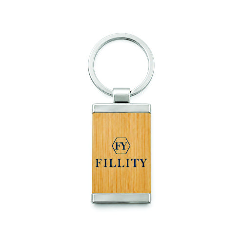 Chaveiro em Bambu Personalizado