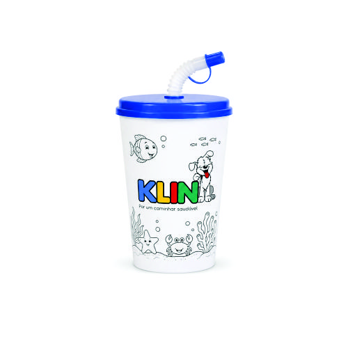 Copo Infantil com Tampa Personalizado