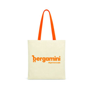Ecobag com Alça Colorida Personalizada