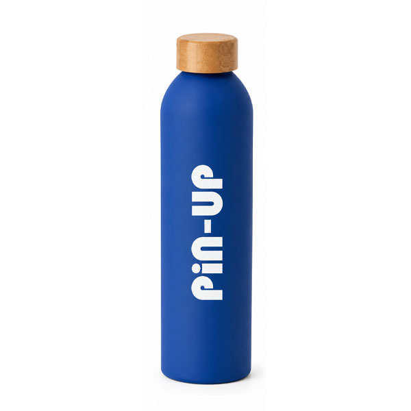 Garrafa com Tampa Bambu Personalizada