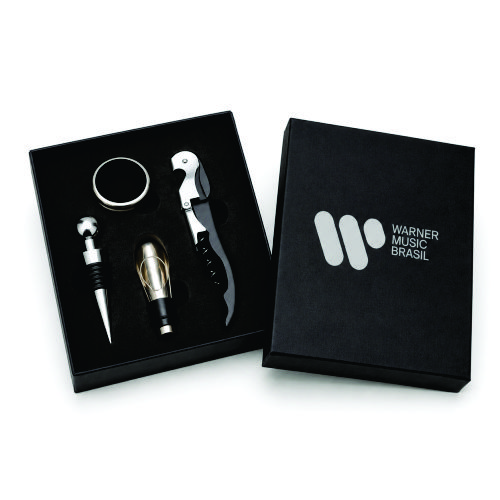 Kit Abridor de Vinho Personalizado para Brindes