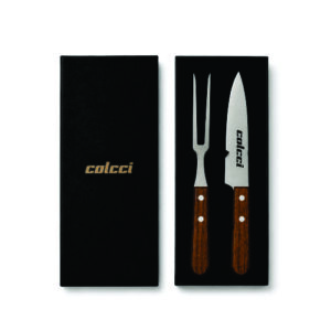Kit Churrasco 2 Peças com Estojo Personalizado