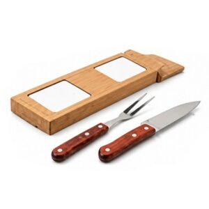 Kit Churrasco 2 Peças com Estojo Personalizado