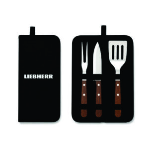 Kit Churrasco 3 Peças com Estojo Personalizado