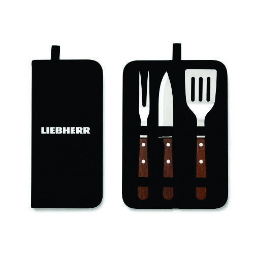 Kit Churrasco 3 Peças com Estojo Personalizado