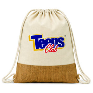 Mochila Saco de Algodão e Juta Personalizada