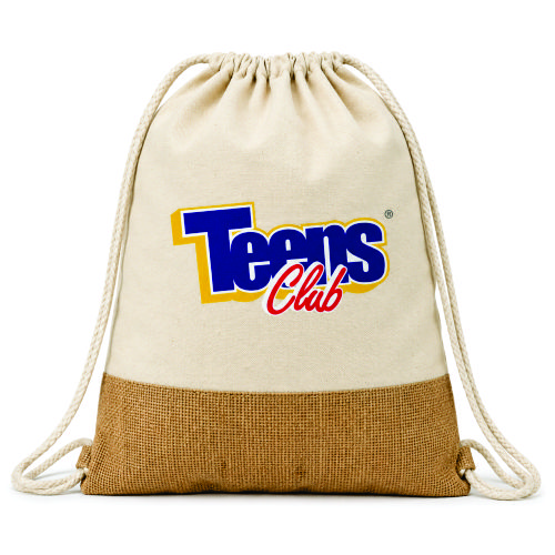 Mochila Saco de Algodão e Juta Personalizada