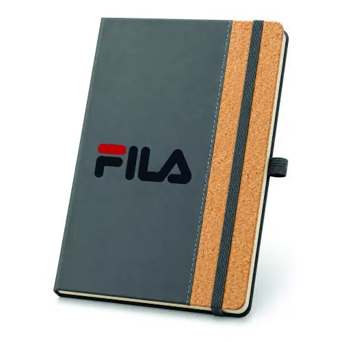 Moleskine A5 em Cortiça com Folhas Pautadas Personalizado