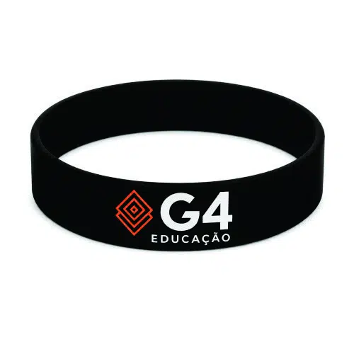 Pulseira de Borracha Personalizada