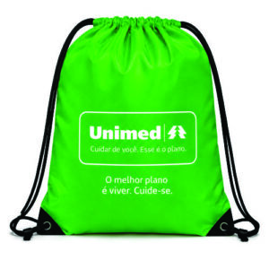 Sacola tipo Mochila Personalizada