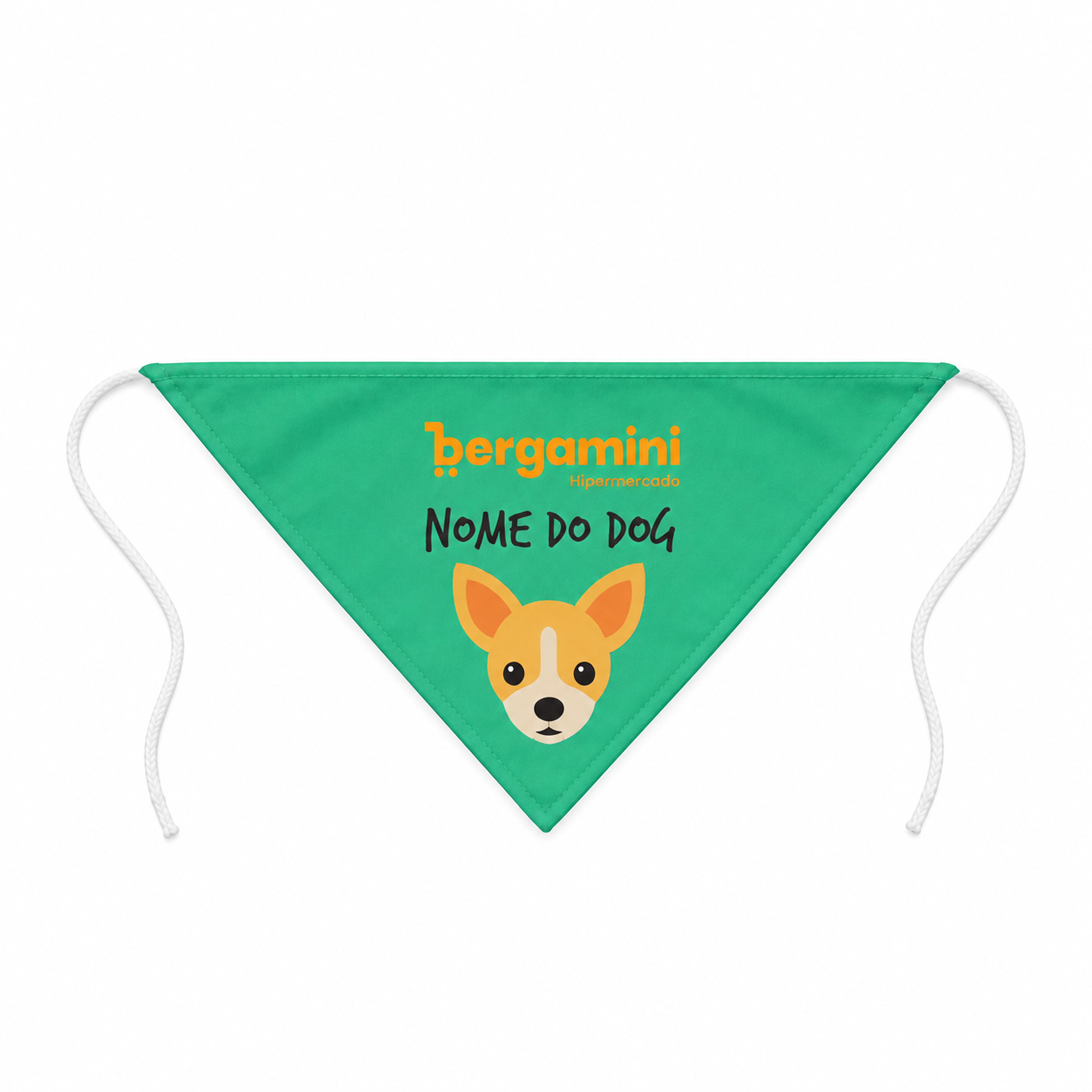 Bandana Personalizada com Nome do Pet