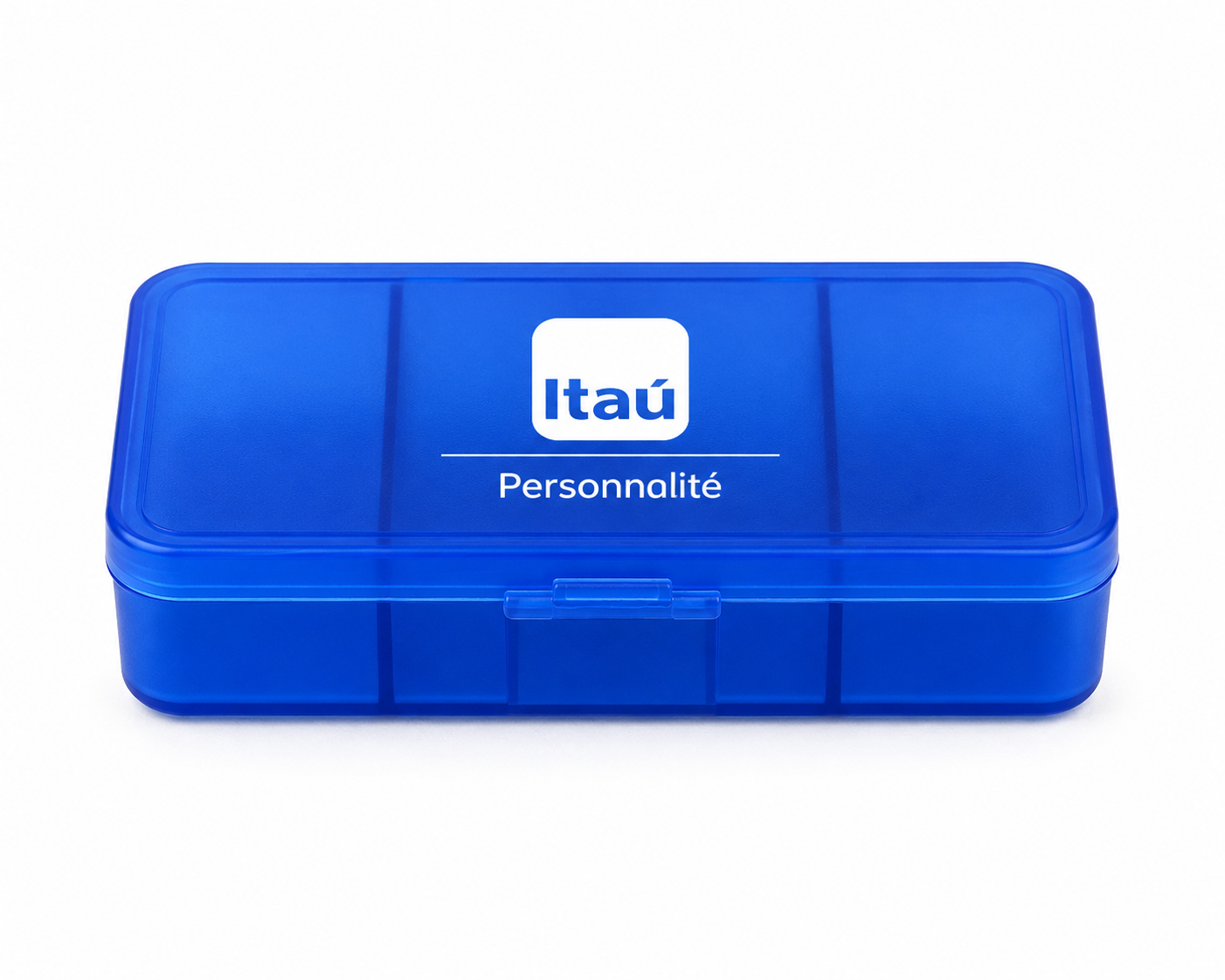 Porta Comprimidos com Tampa e 7 Divisórias