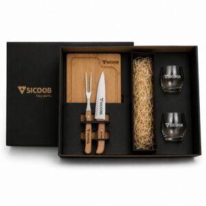 Kit para Whisky e Churrasco Personalizado