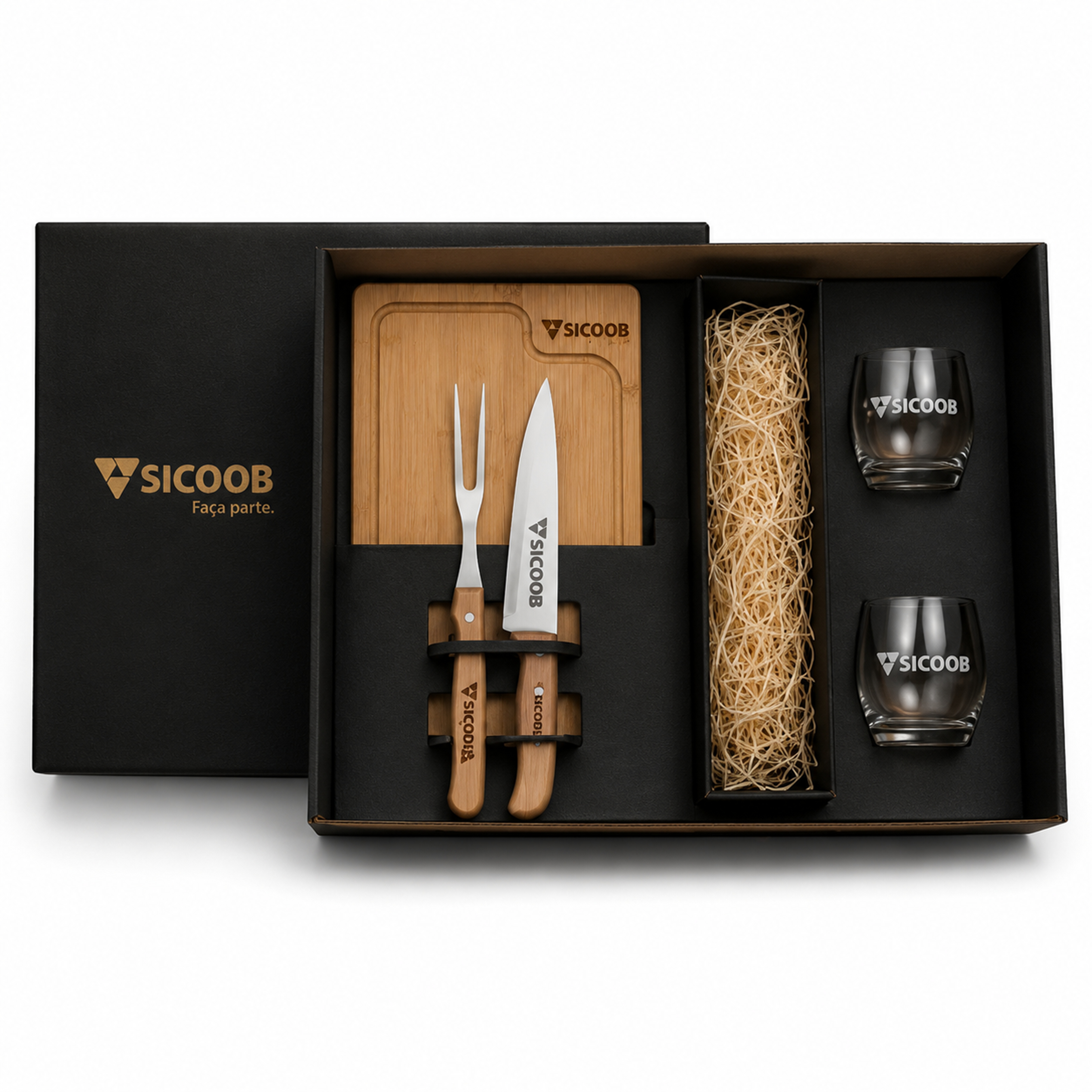 Kit para Whisky e Churrasco Personalizado