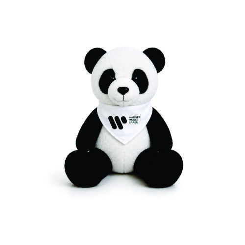 Panda De Pelúcia Bandana Personalizada
