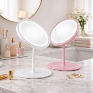 espelho de mesa com led personalizado