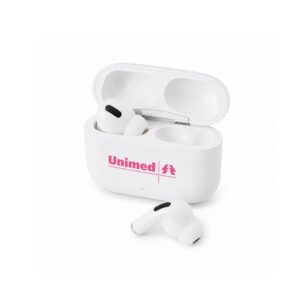 Fone de Ouvido Bluetooth Touch com Case Carregador Brilhante
