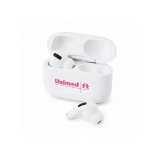 Fone de Ouvido Bluetooth Touch com Case Carregador Brilhante