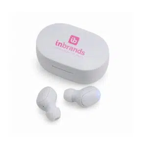 Fone de Ouvido Bluetooth Touch com Case Carregador Personalizado
