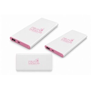 Bateria portátil slim em alumínio 100% reciclado (4.000 mAh)