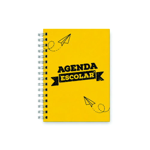 Agenda Escolar Espiral Personalizada