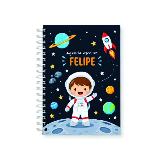Agenda Escolar Menino Personalizada