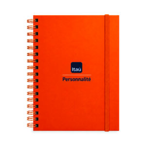 Agenda Espiral Metalizada Personalizada
