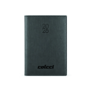 Agenda Executiva Chumbo Escovado Personalizada
