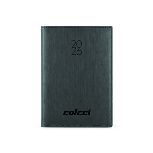 Agenda Executiva Chumbo Escovado Personalizada
