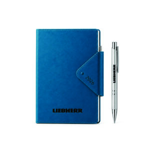 Agenda Executiva com Caneta Personalizada