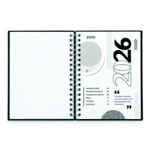 Agenda Mensal Capa Dura Personalizada