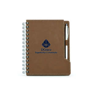 Agenda Mensal com Caneta Personalizada