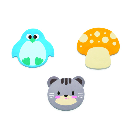 Bloco Adesivo Sticky Bichinhos Personalizado