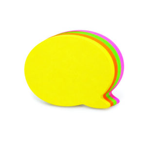 Bloco Sticky Balão de Fala Brinde