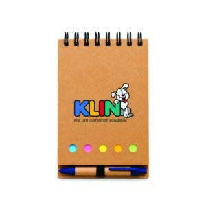 Bloco de Anotações com Caneta Personalizado para Brindes